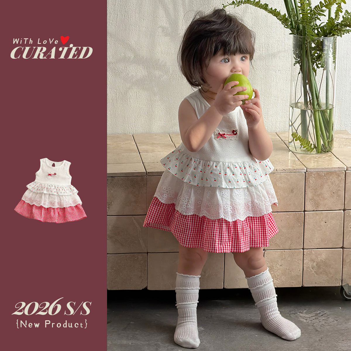 Baby Girl Cute Cake Dress Sweet Girl Clothes Infant Dress