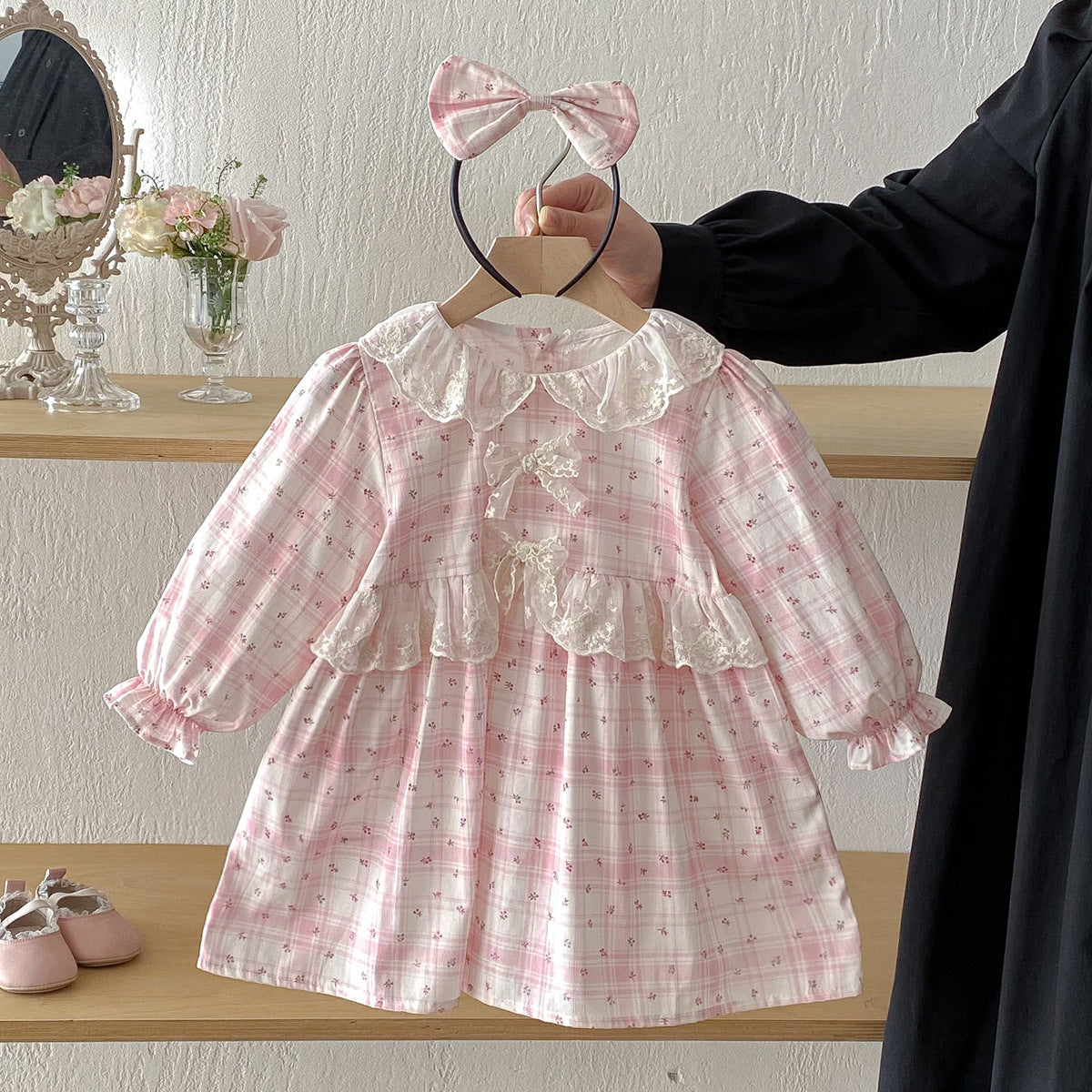 Baby Clothes Baby Romper Girl Ins Dress Sweet Princess Lace Sister Outfit Dropshipping