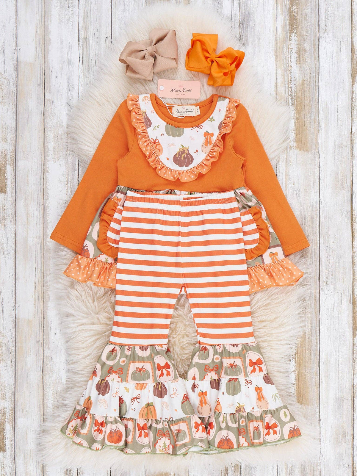 Golden Harvest Pocket Flara Bells Outfit: XXXS(6/12mos)