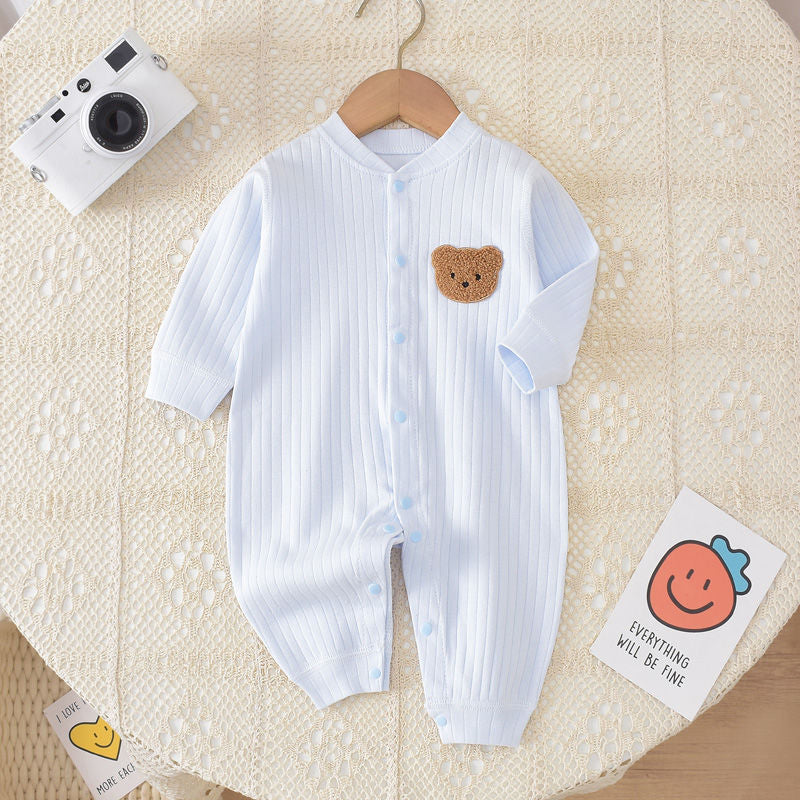Baby Clothes  Newborn Boy Girl Long Sleeve Onesie Bodysuit Sleepwear
