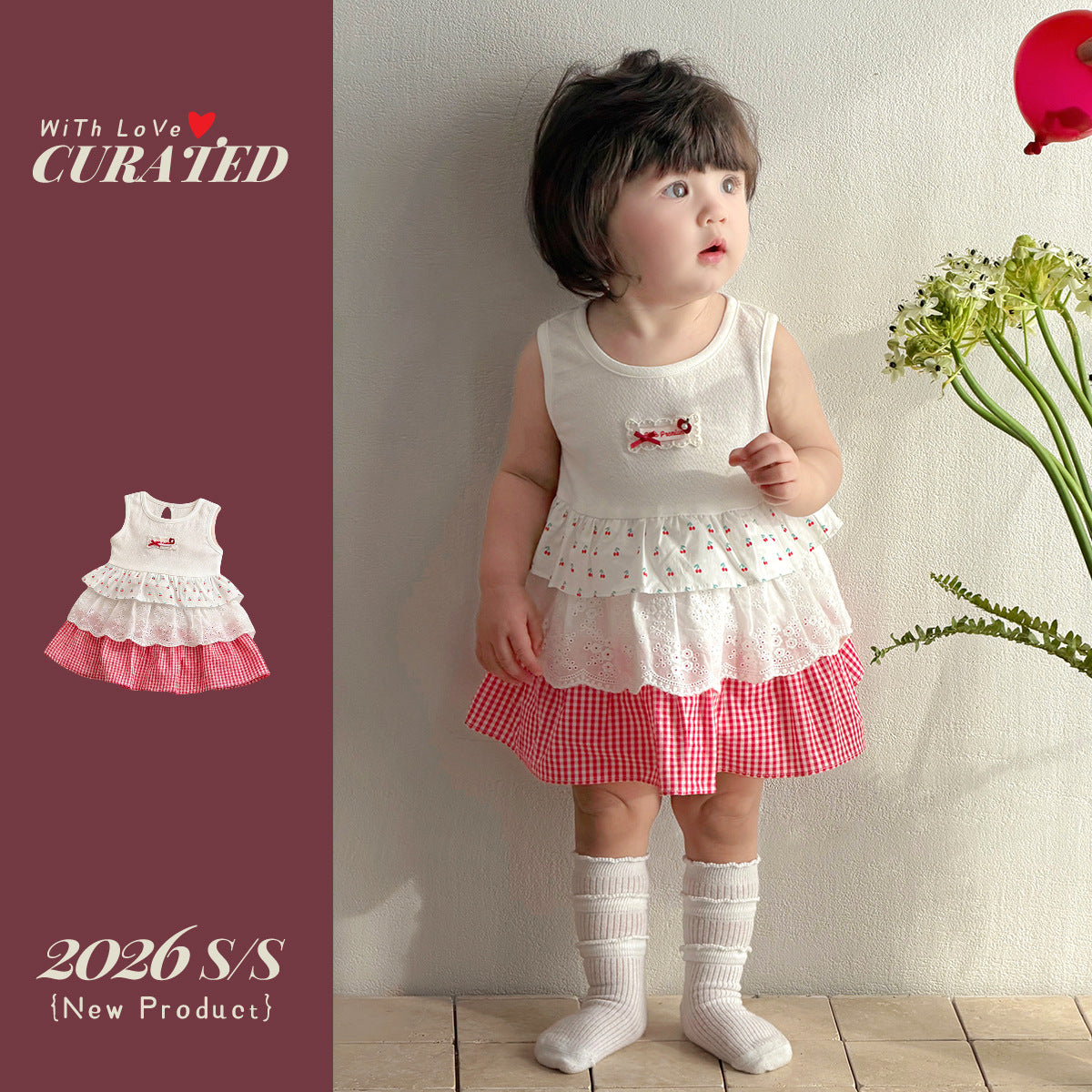 Baby Girl Cute Cake Dress Sweet Girl Clothes Infant Dress