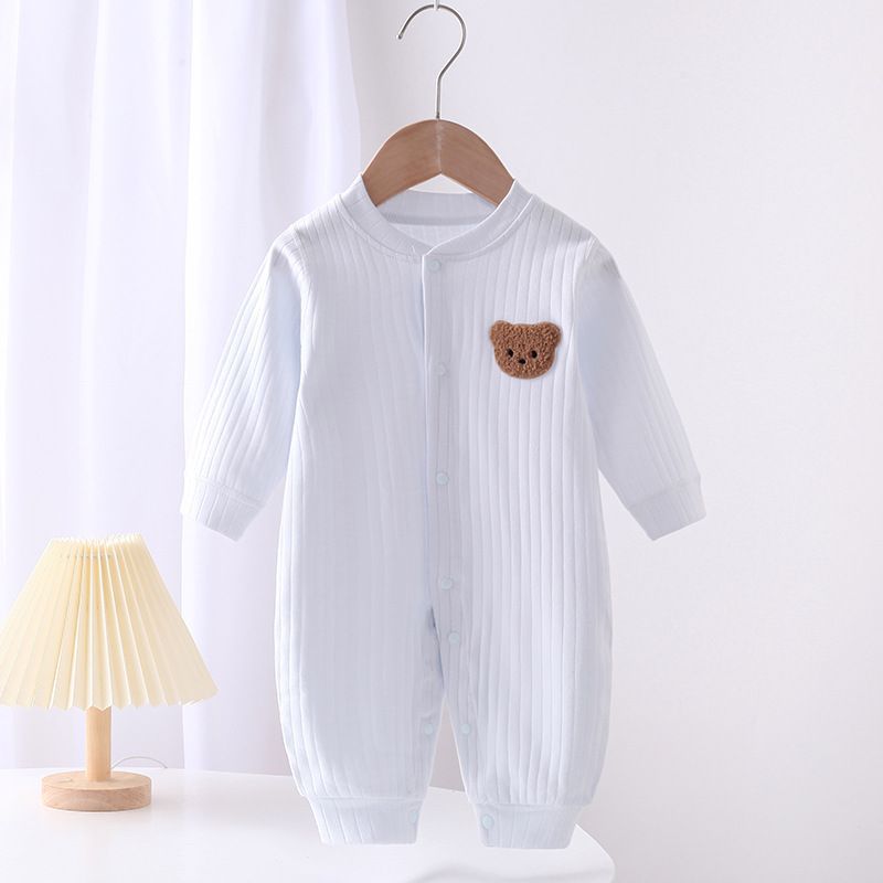 Baby Clothes  Newborn Boy Girl Long Sleeve Onesie Bodysuit Sleepwear