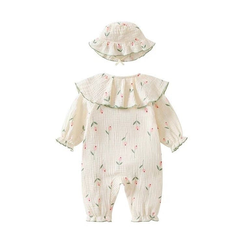Baby Clothes Girl Thin Romper Cute Princess Onesie Crawling Suit