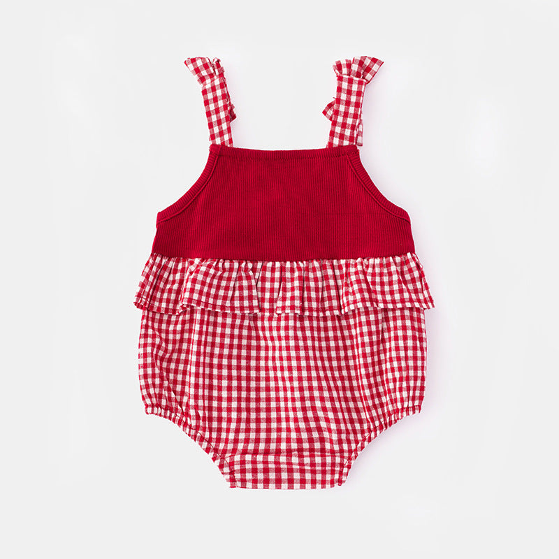 Newborn Baby Clothes Infant Romper Summer Baby Girl Onesie Small Age Harajuku Style