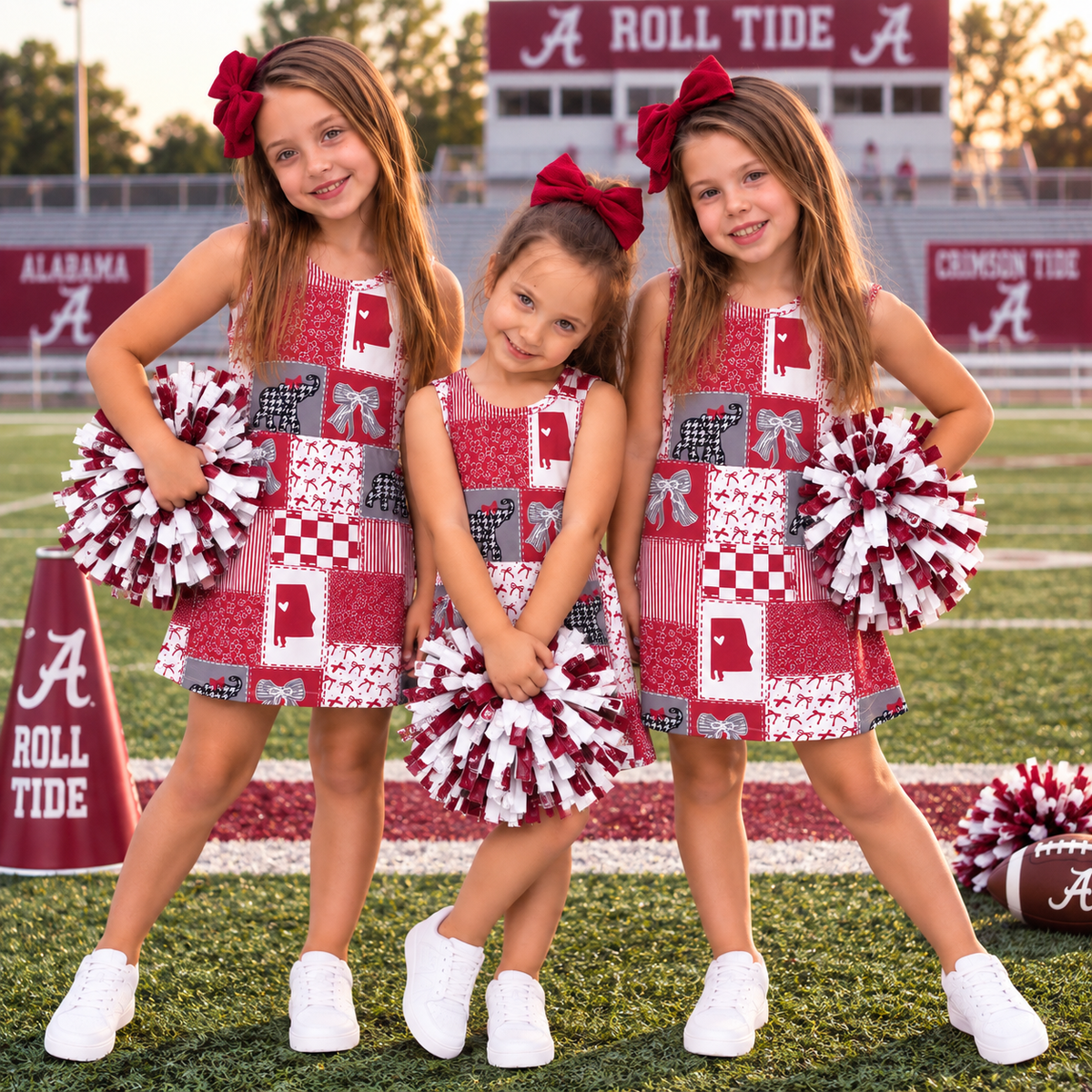 Alabama Girls Athletic Dress: 9/10 yrs