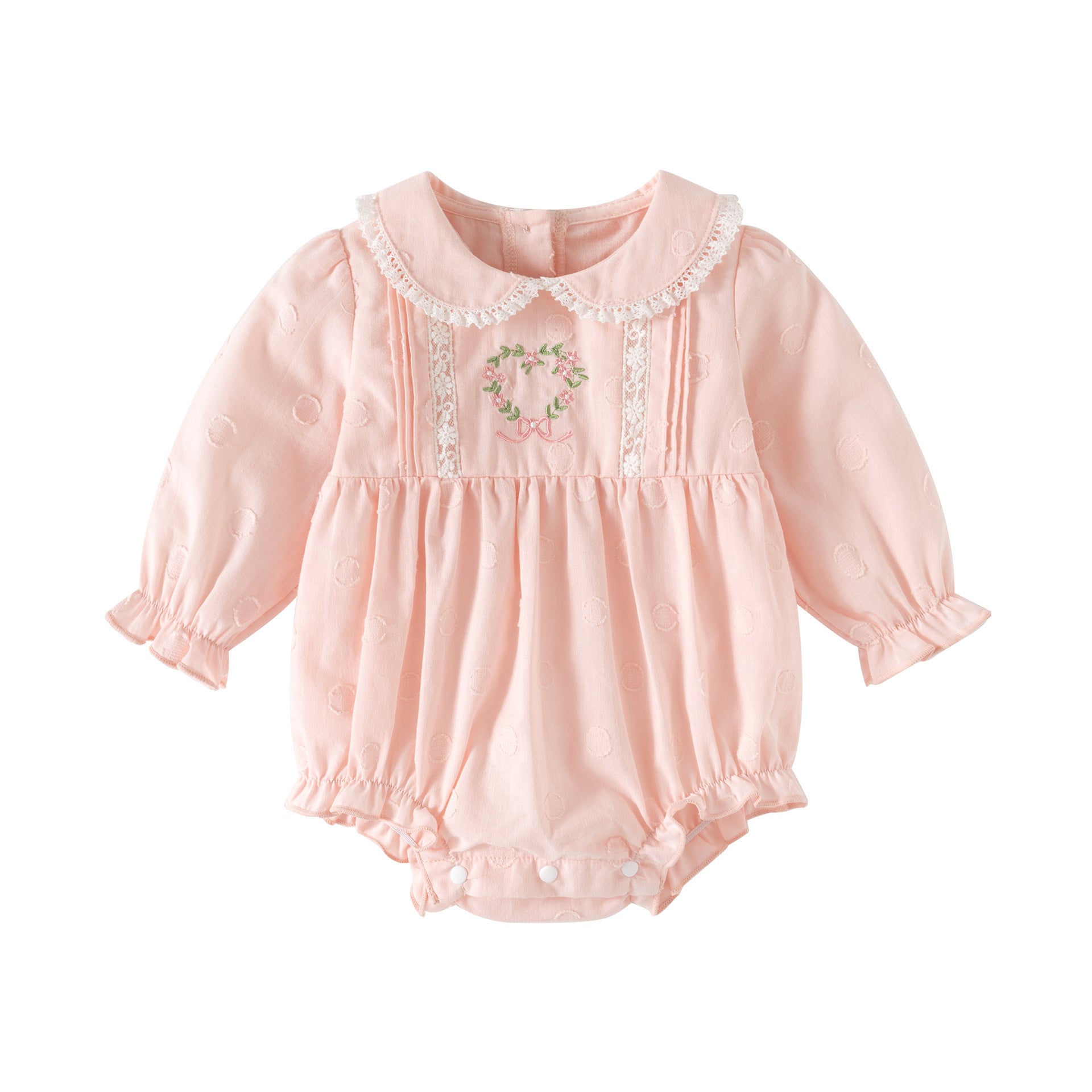Baby Clothes Embroidered Sweet Girl Romper Baby Onesie