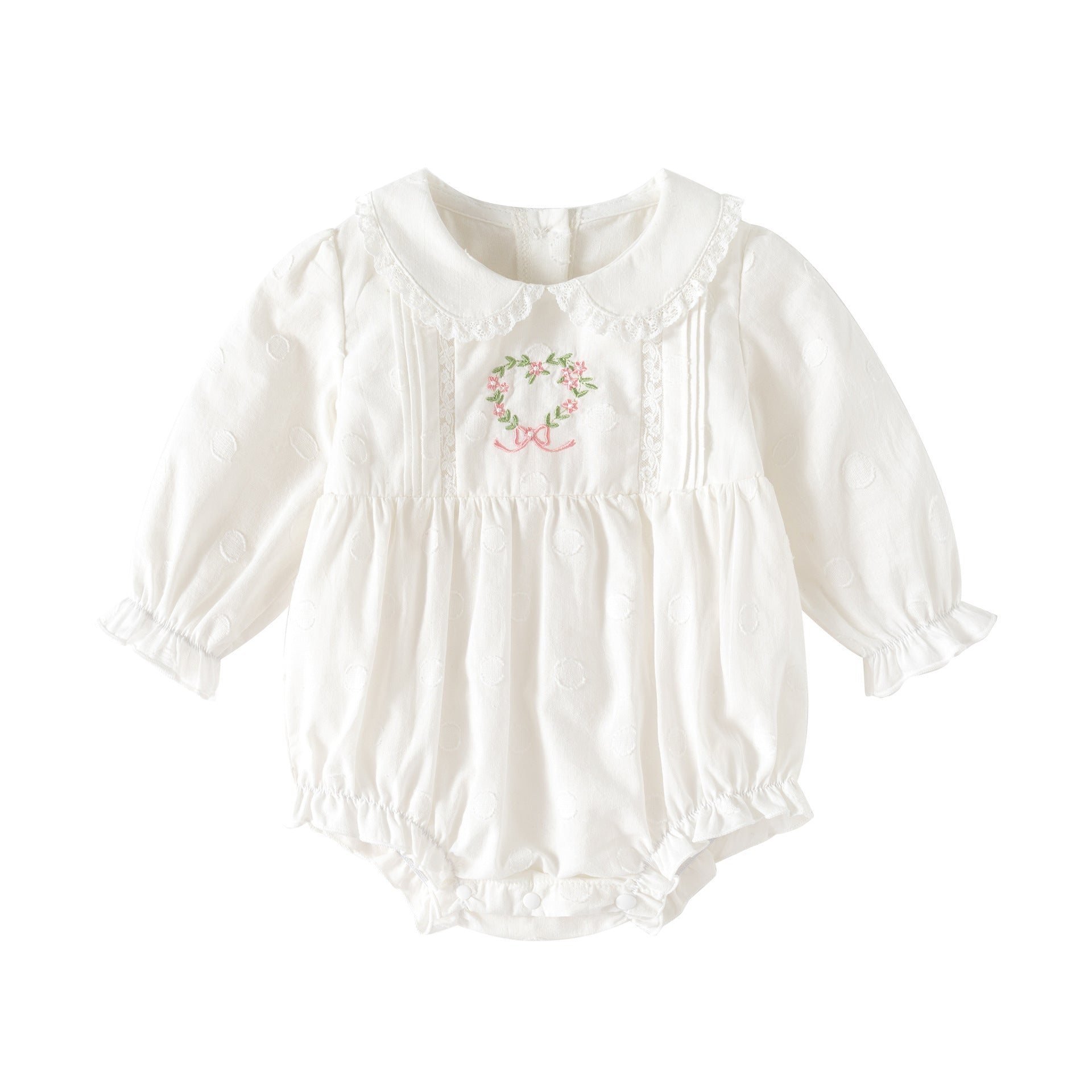 Baby Clothes Embroidered Sweet Girl Romper Baby Onesie
