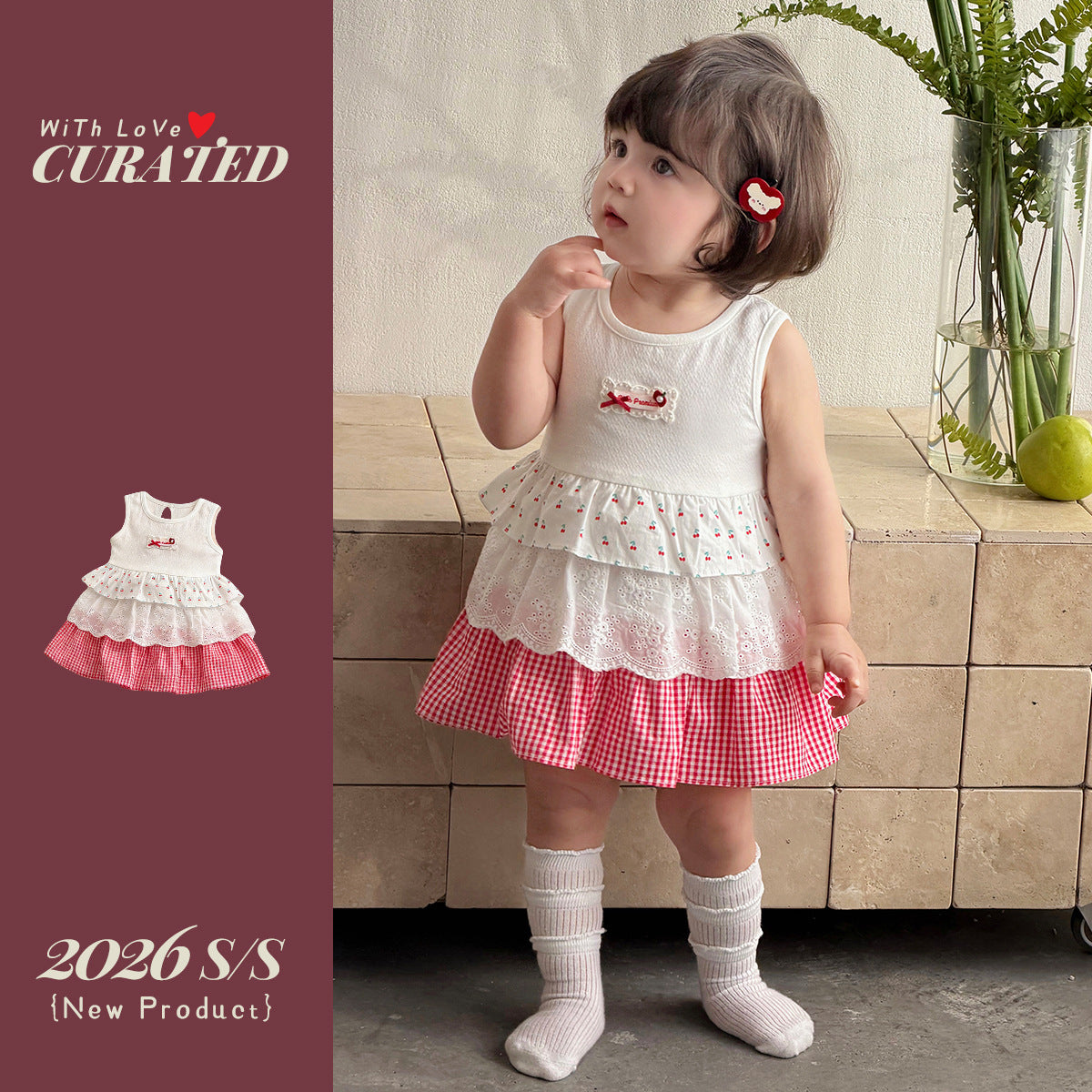 Baby Girl Cute Cake Dress Sweet Girl Clothes Infant Dress